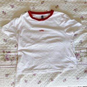 H&M White Tee